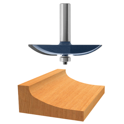 3-3/8 In. x 1/2 In. Carbide Tipped Cove Raised Panel Bit