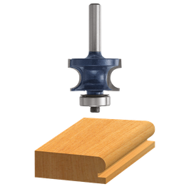 Bosch router bit with wood cut display.