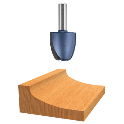 1-1/8 In. x 1-5/8 In. Carbide Tipped Cove Vertical Raised Panel Bit