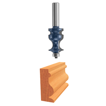 1-1/16 In. x 1-3/4 In. Carbide Tipped Ogee & Bead Bit