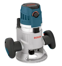 Bosch electric router with "BOSCH" text.