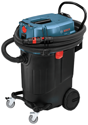 Extractor de polvo de 14 galones con limpieza semiautomática de filtro