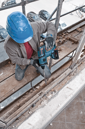 18 V 3/4 In. SDS-plus® Core Brushless Rotary Hammer with Chisel Function_RHH181_chiseling3