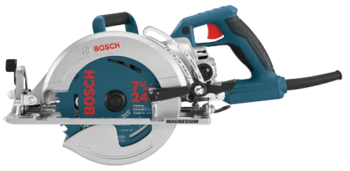 Bosch 7 1/4", sierra circular de enmarcar de 24 dientes con componentes de magnesio.