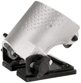 Herramienta metálica plateada y negra con un botón y una escala de 30° - 0° grados.