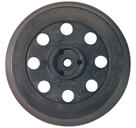 Almohadilla lijadora de ocho perforaciones extrasuave con sistema de fijación con ganchos y bucles de 5"