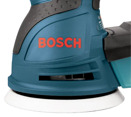 Lijadora Bosch ROS10 con texto "BOSCH".