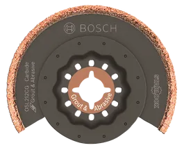 Bosch OSL212CG Hoja multiherramienta Starlock para lechada y abrasivos de carburo.