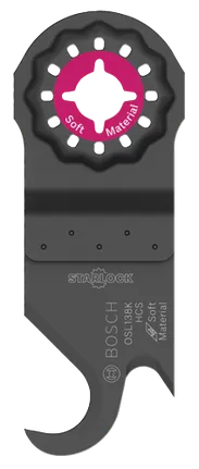 Hoja de cuchilla en forma de gancho para herramienta oscilante multiuso Starlock®, 1-1/4"