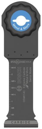Hoja de corte por inmersión de carburo para herramienta oscilante multiuso StarlockMax®, 1-1/4"