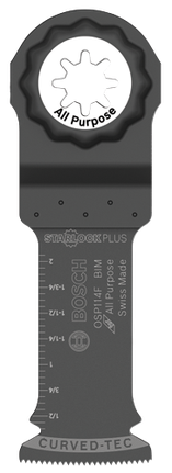 Hoja bimetálica de corte por inmersión para herramienta oscilante multiuso StarlockPlus®, 1-1/4"