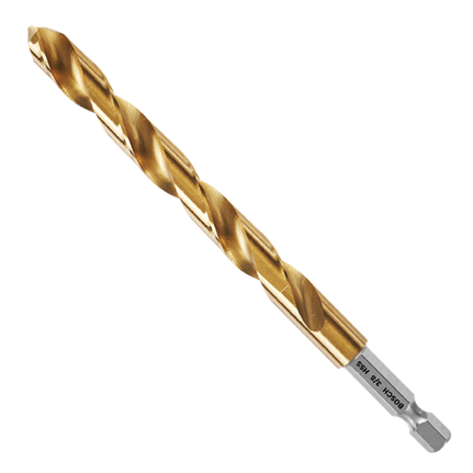 Broca recubierta de nitruro de titanio Impact Tough™, 3/8"