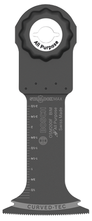 Hoja bimetálica de corte por inmersión para herramienta oscilante multiuso StarlockMax®, 2"