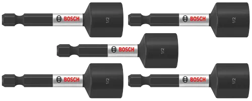 Atornilladores de tuerca Impact Tough™ de 2-9/16" x 1/2"(pack al por mayor), 5 piezas