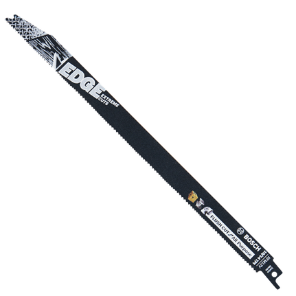 Hojas para sierra sable Edge para cortes a ras, 12", 10/14 dientes por pulgada, 5 unidades