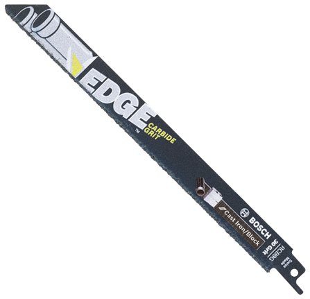 Hoja para sierra recíproca Edge de grano de diamante para hierro fundido/bloque 30, 9"
