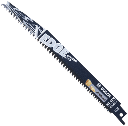 Hojas para sierra recíproca Edge para madera (paquete al por mayor), 25 piezas, 8", 6/10 dientes por pulgada