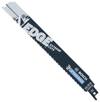 Hojas para sierra recíproca Edge para metal grueso (paquete al por mayor), 25 piezas, 9", 8/10 dientes por pulgada
