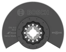 Bosch OSL312 HCS Wood Swiss Made hoja de sierra oscilante con Starlock.