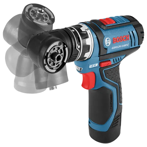 Bosch GSR12V-140FC taladro atornillador a batería. Texto visible: "BOSCH", "GSR12V-140FC".