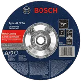 Disco de corte de metal Bosch Tipo 42/27A CG27M70, 7".