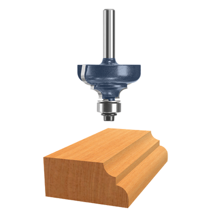 Broca con punta de carburo para calar y bordear, 1-3/8" x 11/16"