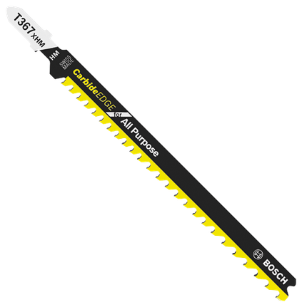 Hoja para sierra caladora con espiga en T Carbide Edge for All Purpose, 5-7 dientes por pulgada, 5-1/4"