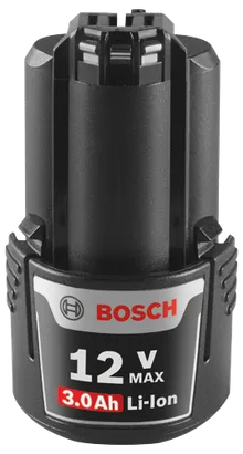 BOSCH 12 V MAX 3.0 Ah batería de iones de litio.