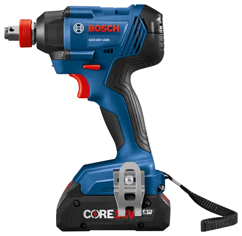 Bosch GDX18V-1600 atornillador de impacto a batería, batería CORE18V 4.0 Ah.