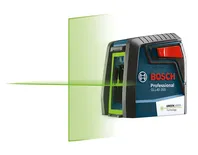 Bosch Professional GLL40-20G nivel láser verde, con salida de línea láser verde.
