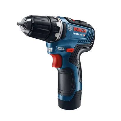 Taladro Bosch GSR12V-300 HD, con capacidad de 10 mm (3/8").