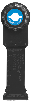 Hoja de corte por inmersión extrema de carburo con tecnología curvada para herramienta oscilante multiuso StarlockMax® de 1-1/4"