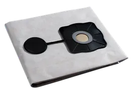 Bolsa de vacío con anillo de plástico negro, tapa y conector.