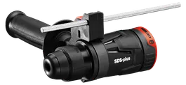 Taladro SDS-plus con empuñadura ajustable.