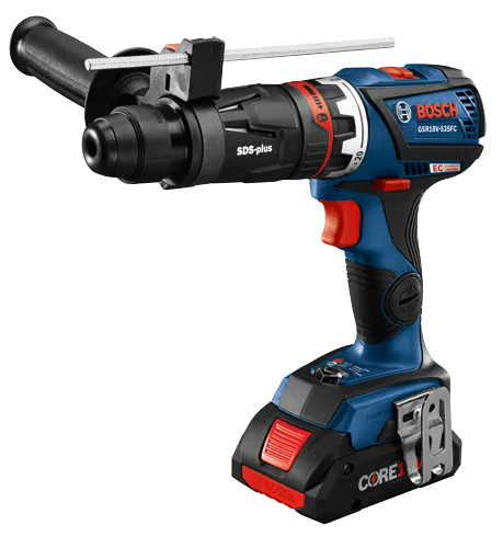 Bosch GSR18V-535FC Flexiclick taladro con SDS-plus y motor sin escobillas.