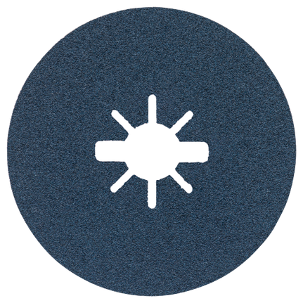 Discos de fibra abrasiva media X-LOCK, calibre 60, de 4-1/2"