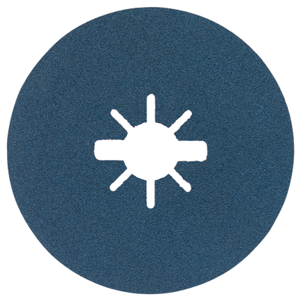 Discos de fibra abrasiva fina X-LOCK, calibre 120, de 5", 25 piezas