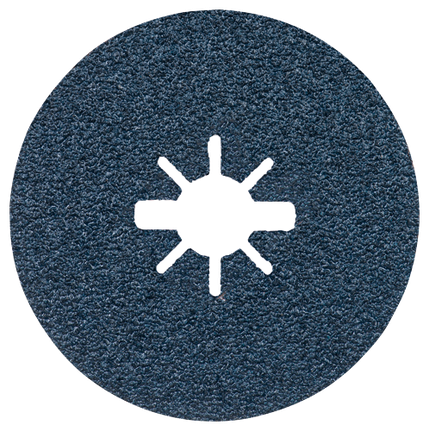 Discos de fibra abrasiva gruesa X-LOCK, calibre 24, de 5", 25 piezas