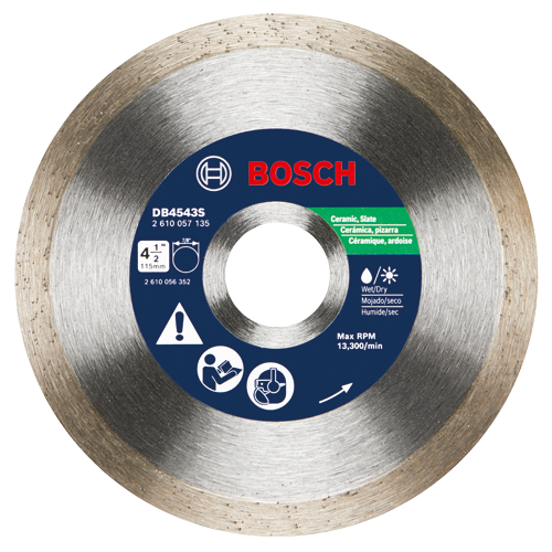 BOSCH DB4543S 4 1/2", hoja circular de 115 mm con Max RPM 13.300/min.