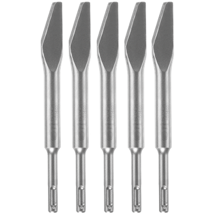 5 cuchillas para lechada Bulldog™ Xtreme SDS plus® de 3/8"