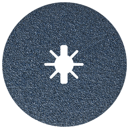 Discos de fibra abrasiva gruesa X-LOCK, calibre 36, de 6", 25 piezas