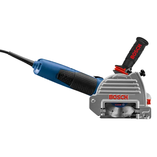 Sierra eléctrica Bosch, con "BOSCH" visible.