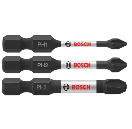 Juego de 3 brocas eléctricas Phillips® Impact Tough™ de 2"