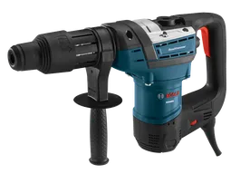 Martillo demoledor Bosch con carcasa azul y negra y detalles en rojo.