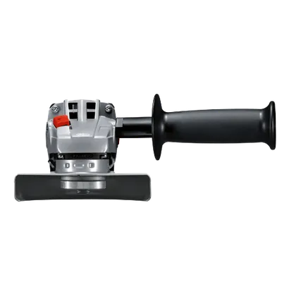 Amoladora angular Bosch plata y negra.