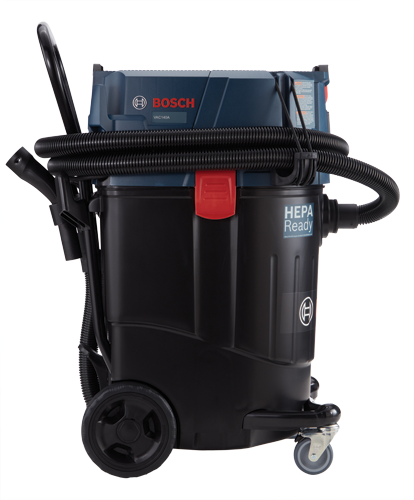 Aspirador Bosch VAC140A preparado para HEPA.