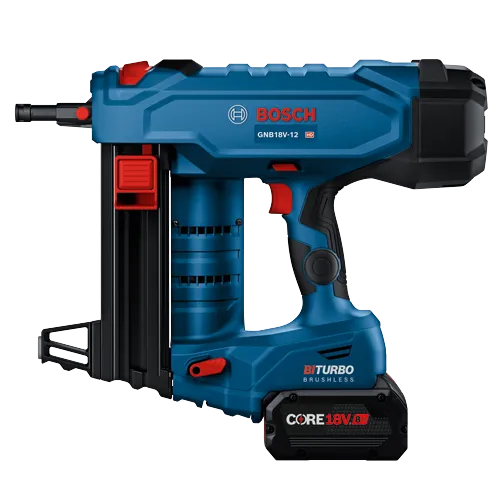 Bosch GNB18V-12 HD Biturbo clavadora a batería con batería CORE18V 8Ah.