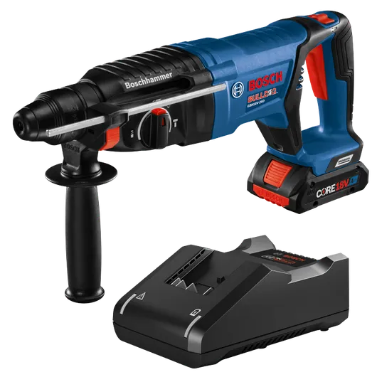 Bosch BULLDOG GBH18V-26D martillo rotativo y cargador.