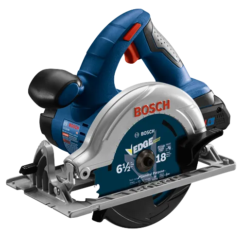 Sierra circular Bosch CCS180 de 6 1/2" con hoja EDGE.