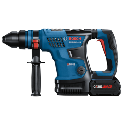 Bosch GBH18V-34CQ Turbo martillo perforador sin escobillas con batería CORE18V 8Ah.
